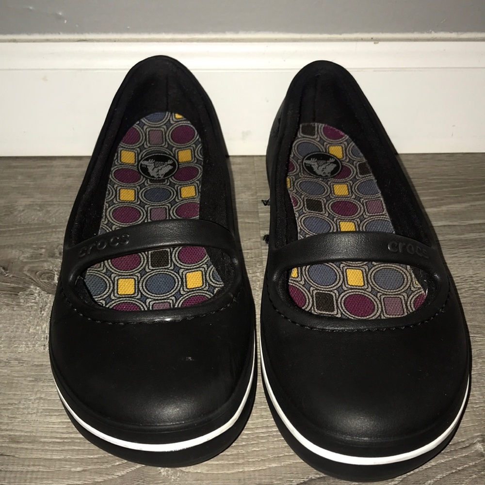 Black ballet flats size 9